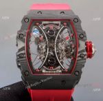KV Factory Richard Mille RM53-01 Tourbillon Pablo Mac Donough Watch TPT Carbon and Red